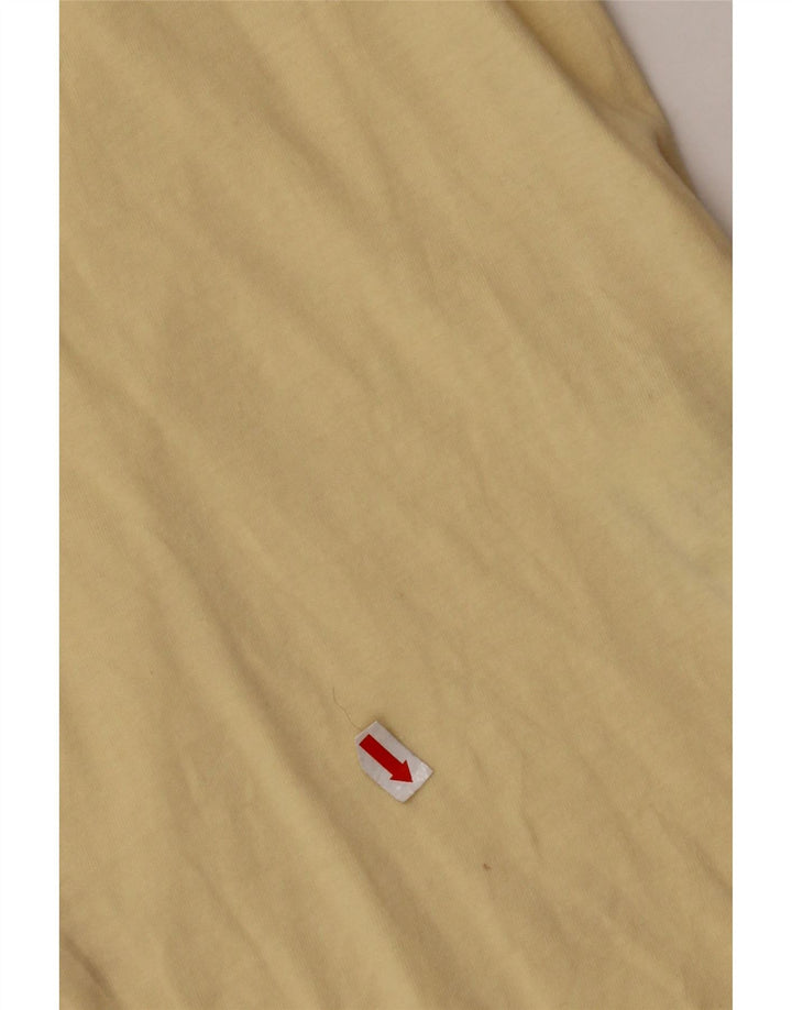 LYLE & SCOTT Camiseta para hombre Top Small Amarillo Algodón