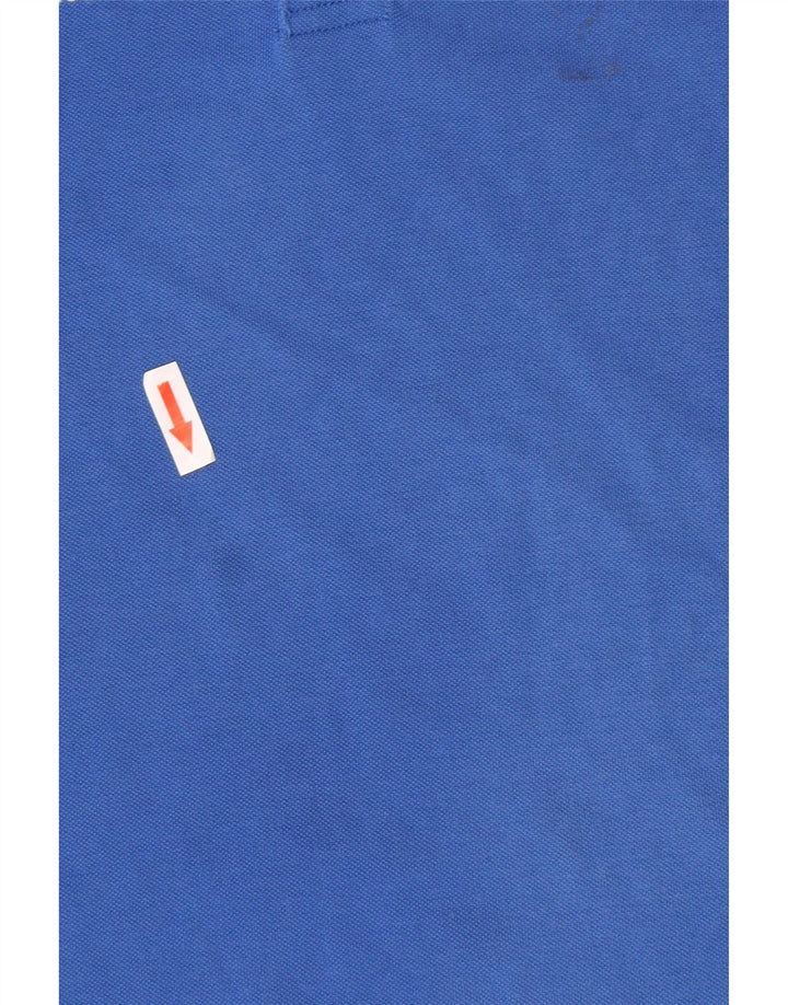 Champion Polo Gráfico Para Hombre Algodón Azul Pequeño