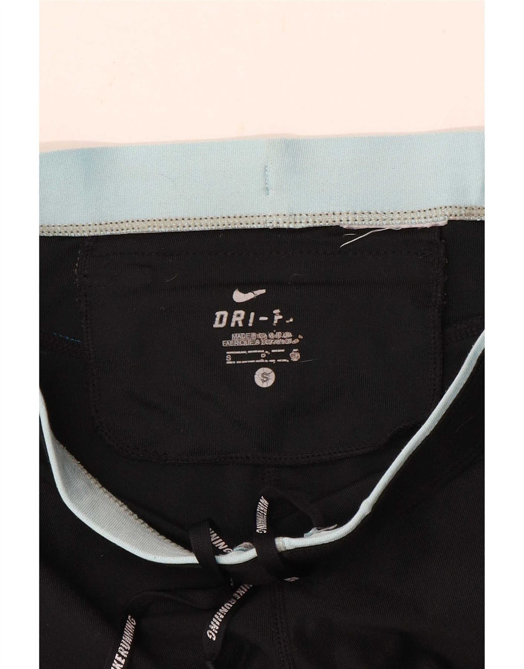 Nike Leggings capri para mujer UK 10 Small Black Colorblock