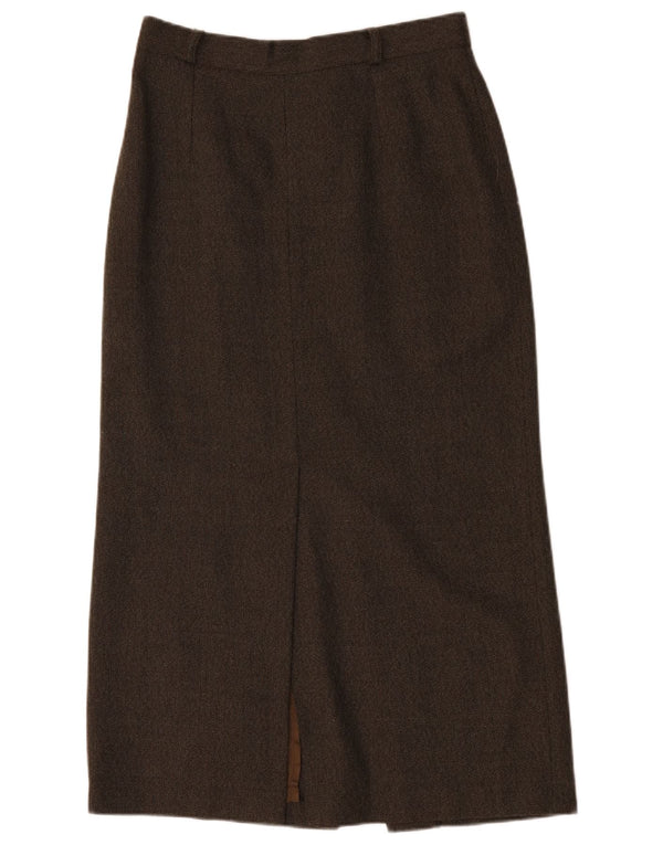 Falda larga Endora para mujer UK 14 Medium W30 Lana marrón