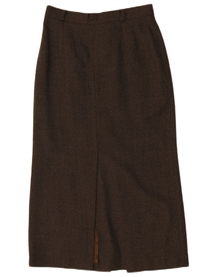Falda larga Endora para mujer UK 14 Medium W30 Lana marrón
