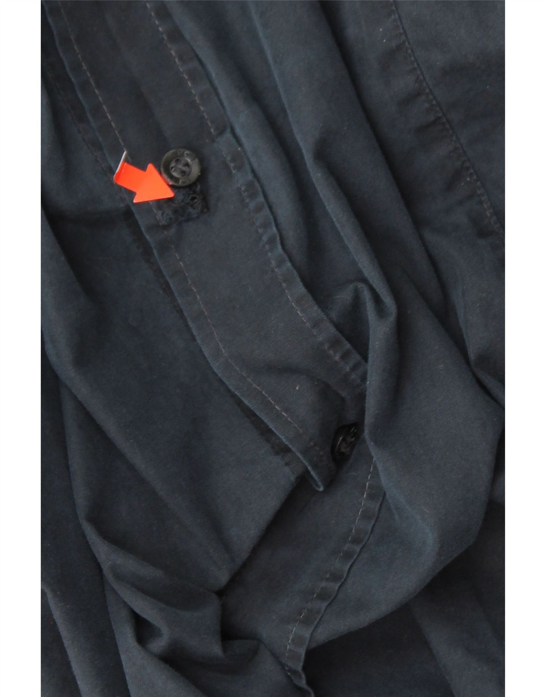 ICEBERG Mens Shirt Medium Navy Blue Vintage Iceberg and Second-Hand Iceberg from Messina Hembry 
