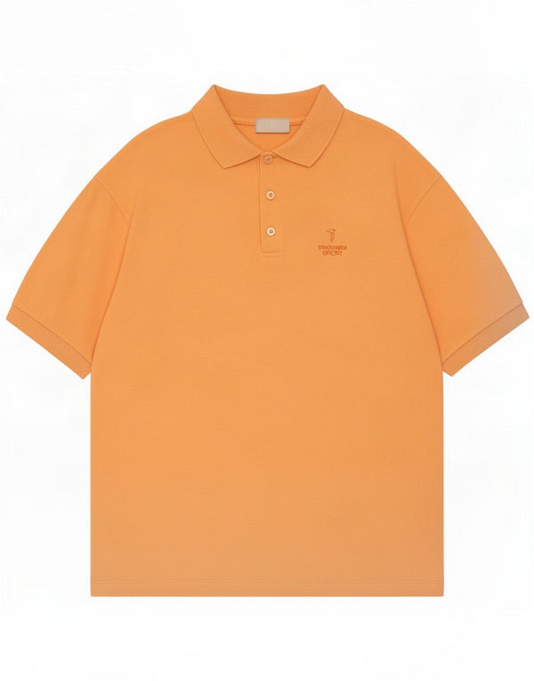 Polo Trussardi Hombre XL Naranja Algodón