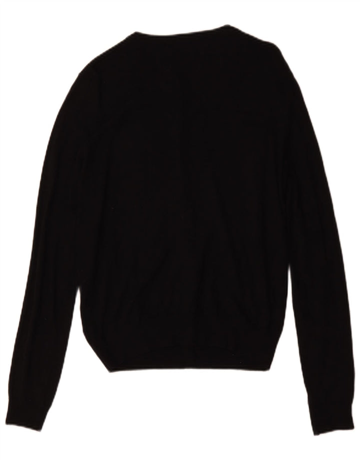 Marks & Spencer - Cárdigan para mujer, talla 40, viscosa negra mediana