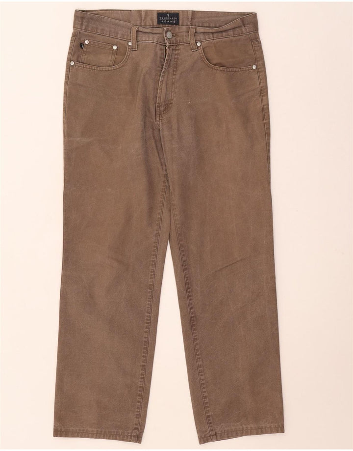 Vaqueros Hombre Trussardi Rectos W33 L27 Algodón Beige