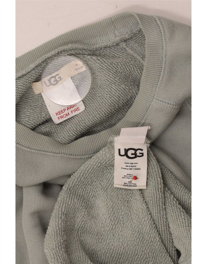 Chándal completo extragrande con gráfico para mujer UGG, talla 44, color verde medio