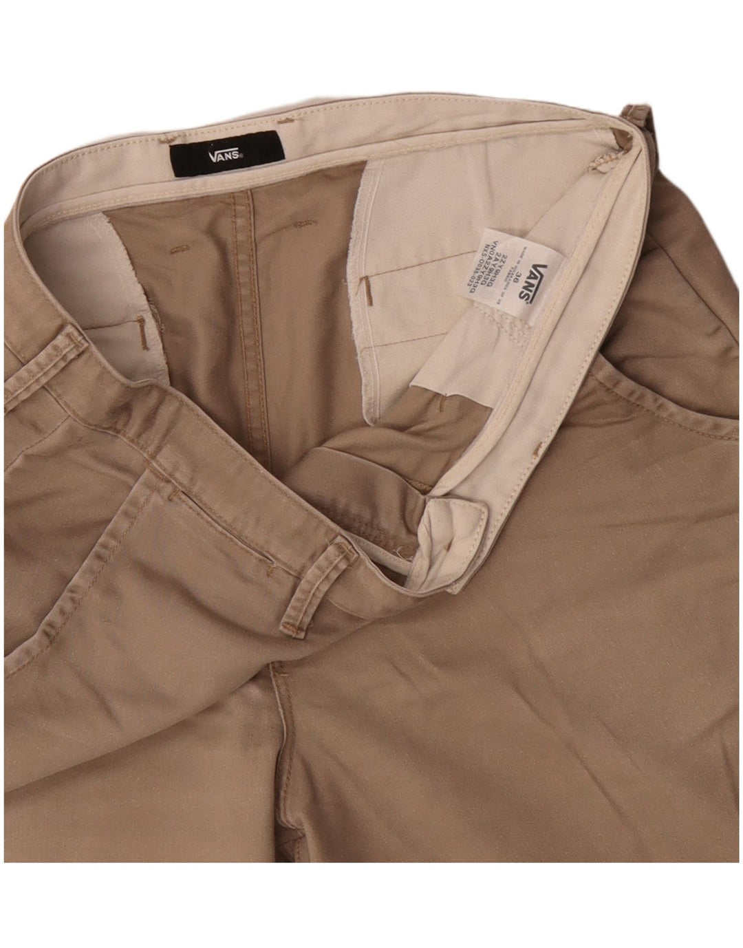 Vans Mens Chino Shorts W36 Grande Algodón Beige
