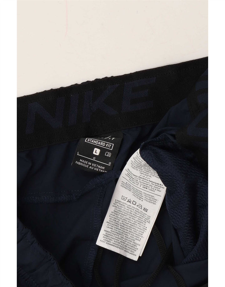 Nike Mens Dri Fit Standard Sport Shorts Grande Azul Marino Poliéster
