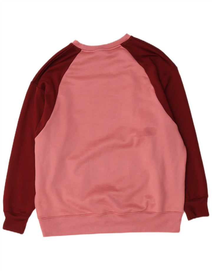 Nike Hombre Sudadera Jumper Algodón Colorblock Rosa Medio