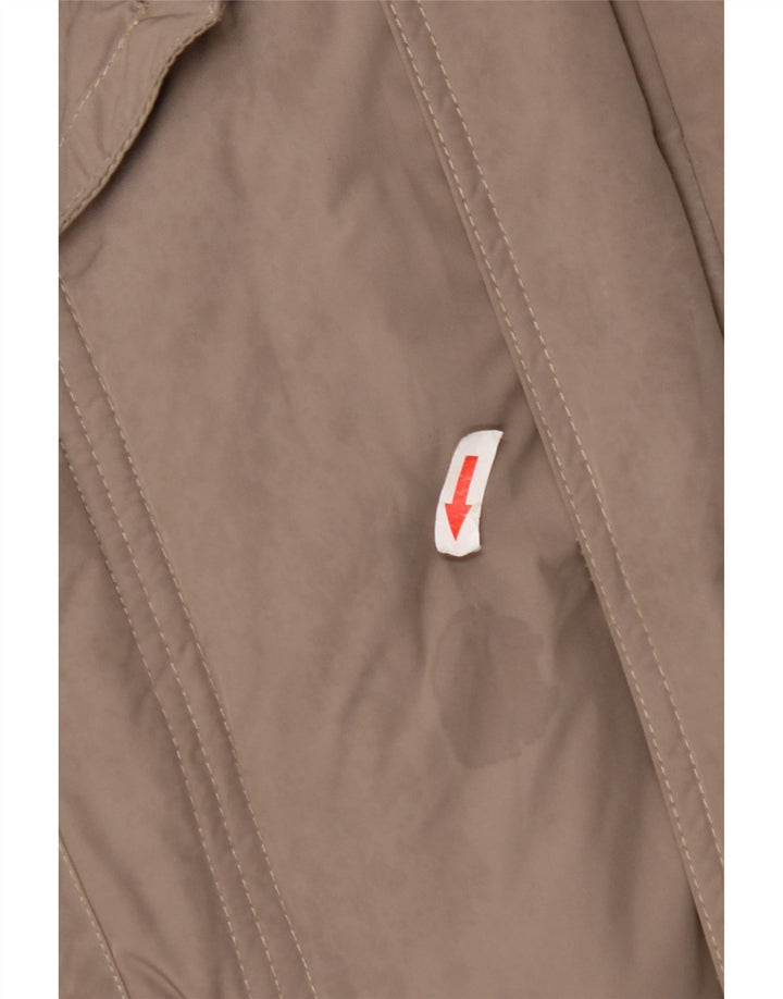 Kappa Chaqueta acolchada con capucha para hombre UK 42 XL Beige Poliéster