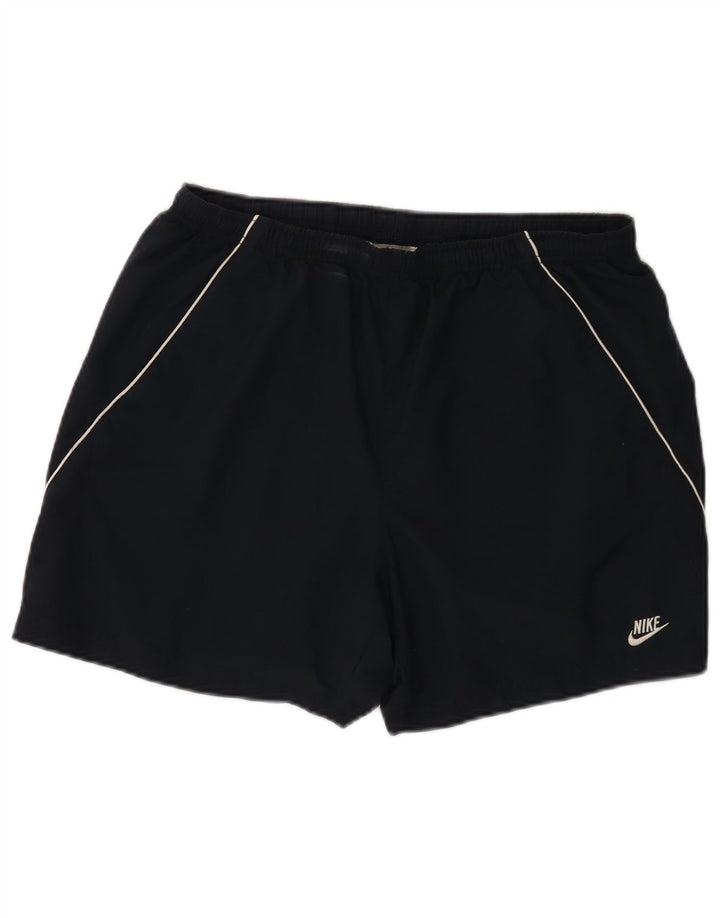 Nike - Pantalones cortos deportivos para hombre, talla grande, poliéster, color azul marino