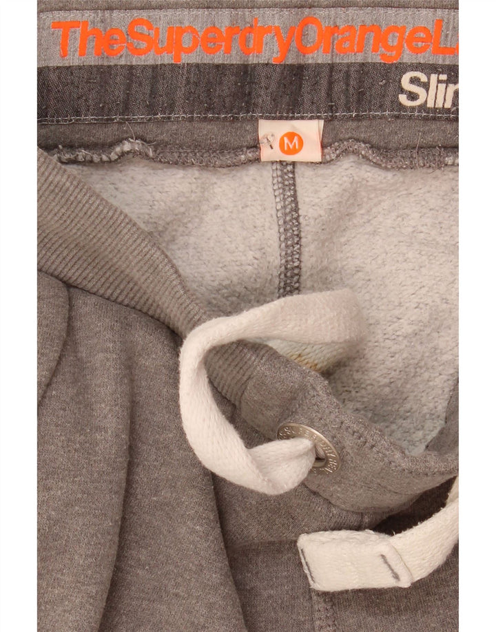 Superdry Pantalones de chándal para mujer Joggers UK 44 Gris medio moteado