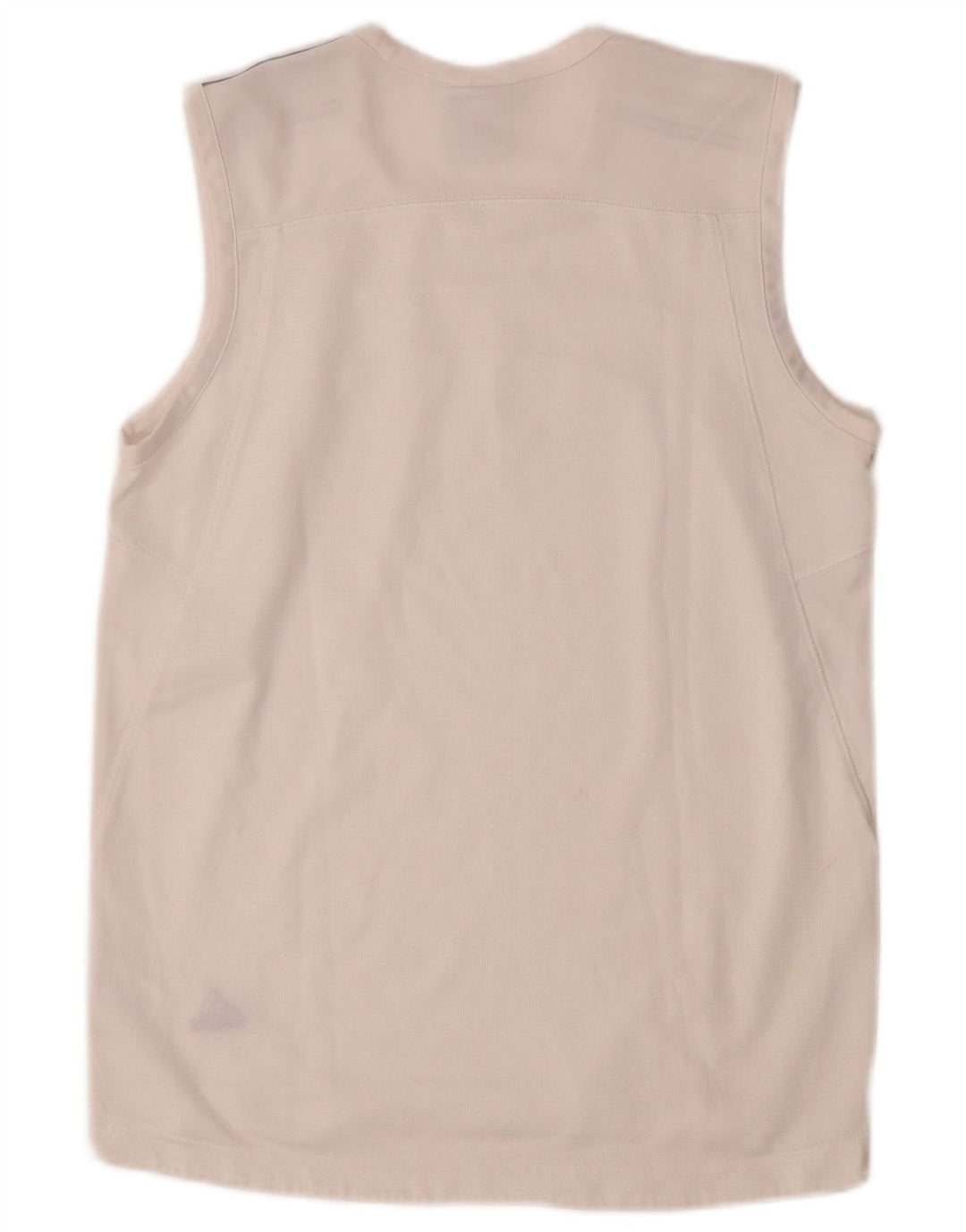 Adidas Mens Climacool Chaleco Top Pequeño Blanco Poliéster