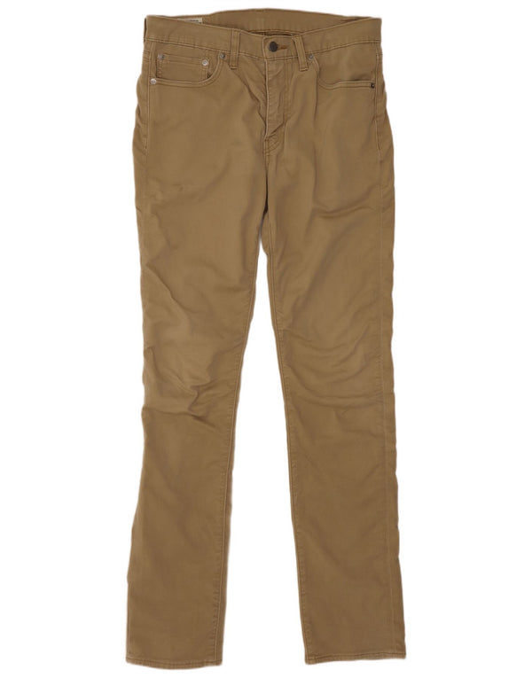 Levi's Pantalones casuales ajustados para hombre W32 L32 Algodón caqui