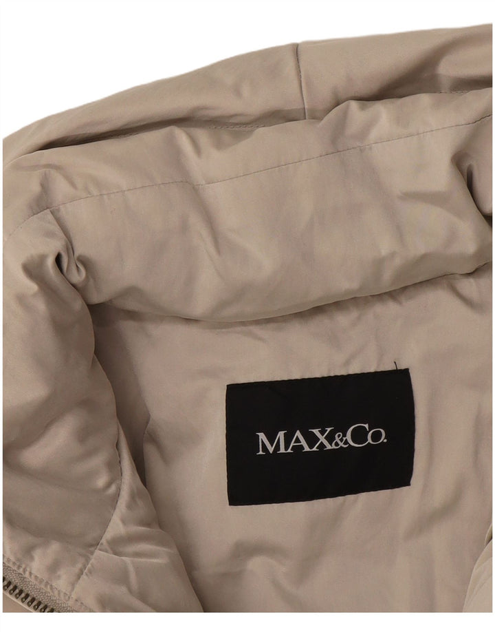 Max & Co. Chaqueta acolchada para mujer UK 12 Medium Beige