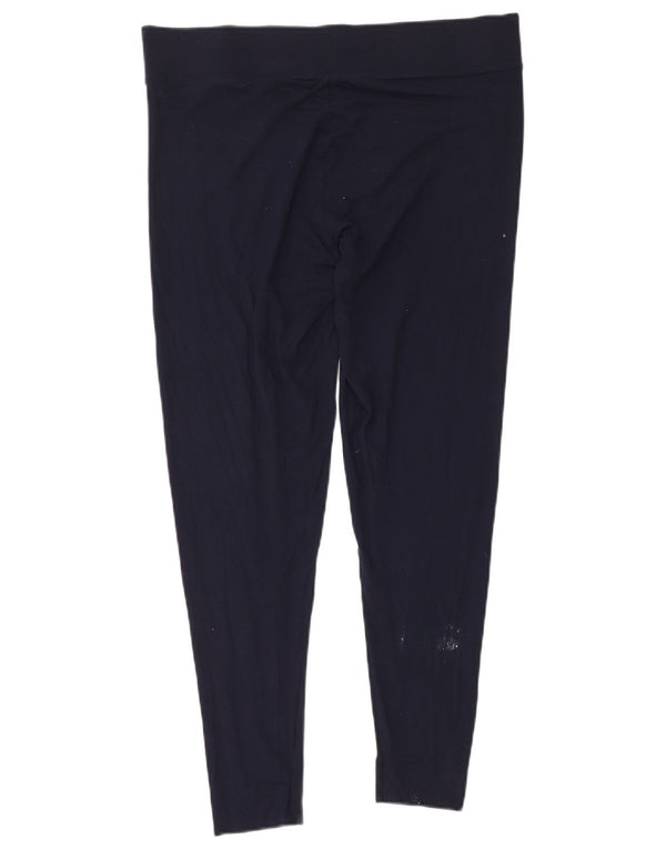 Marks & Spencer Leggings para mujer UK 40 XL Viscosa azul marino