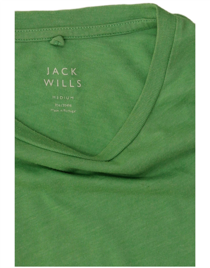 Jack Wills - Camiseta para hombre, color verde medio, algodón