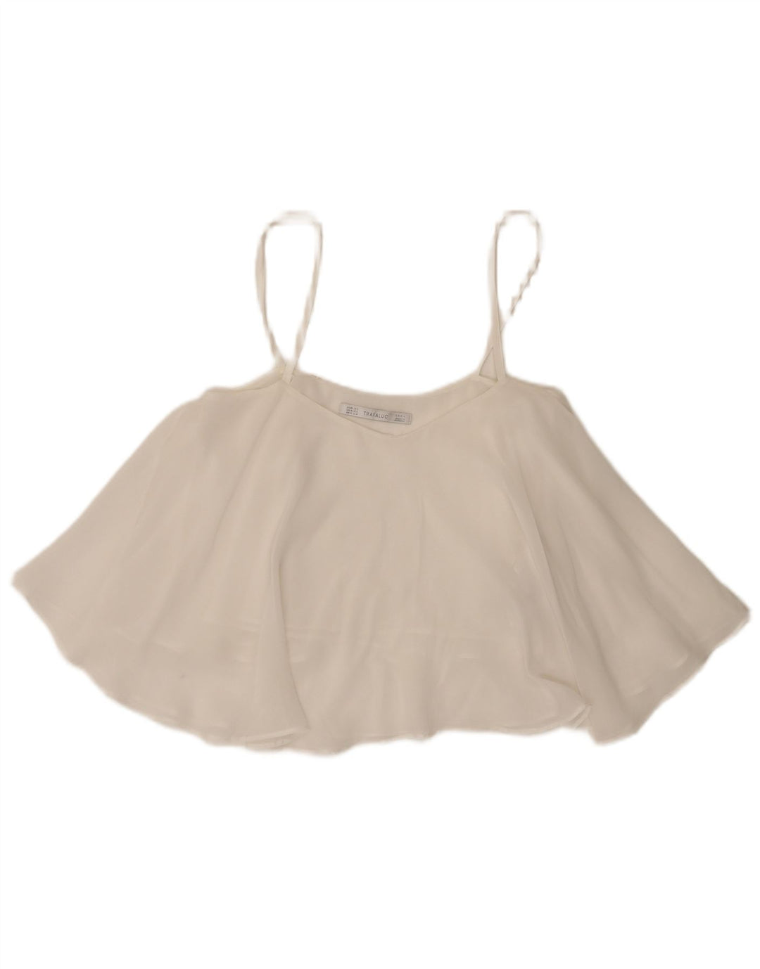 Zara Mujer Trafaluc Cami Top UK 6 XS Blanco