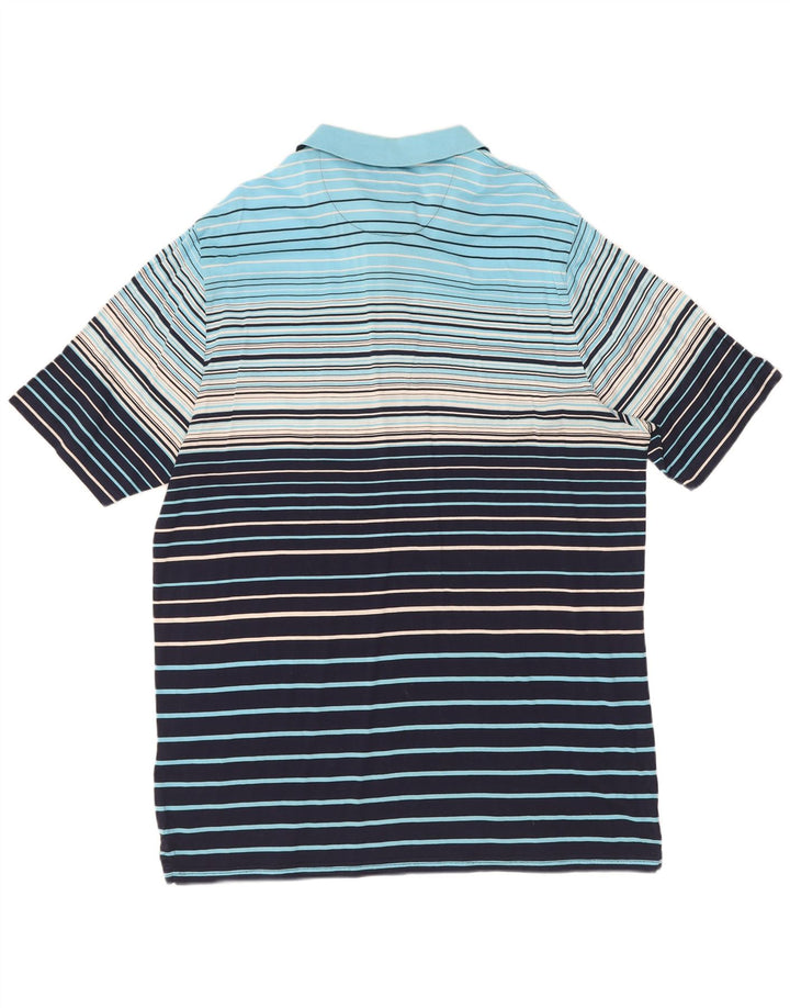 Marks & Spencer Polo para hombre XL Algodón a rayas azules