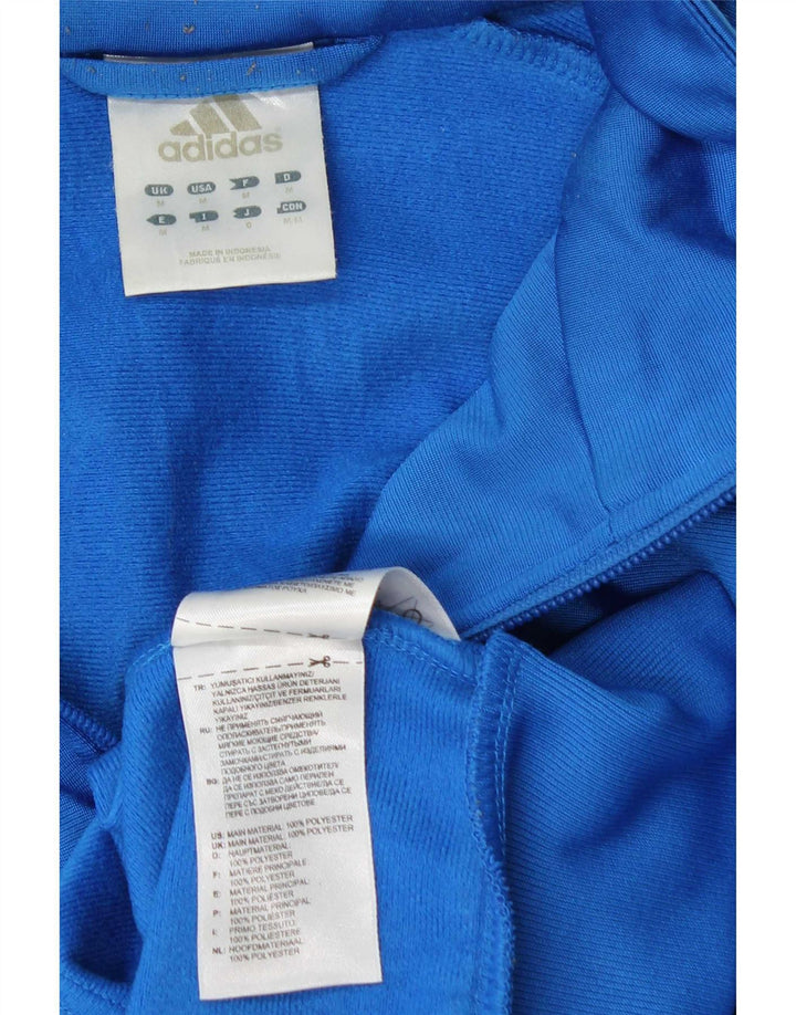 Adidas Hombre Chándal Top Jacket Azul Medio Colorblock Poliéster