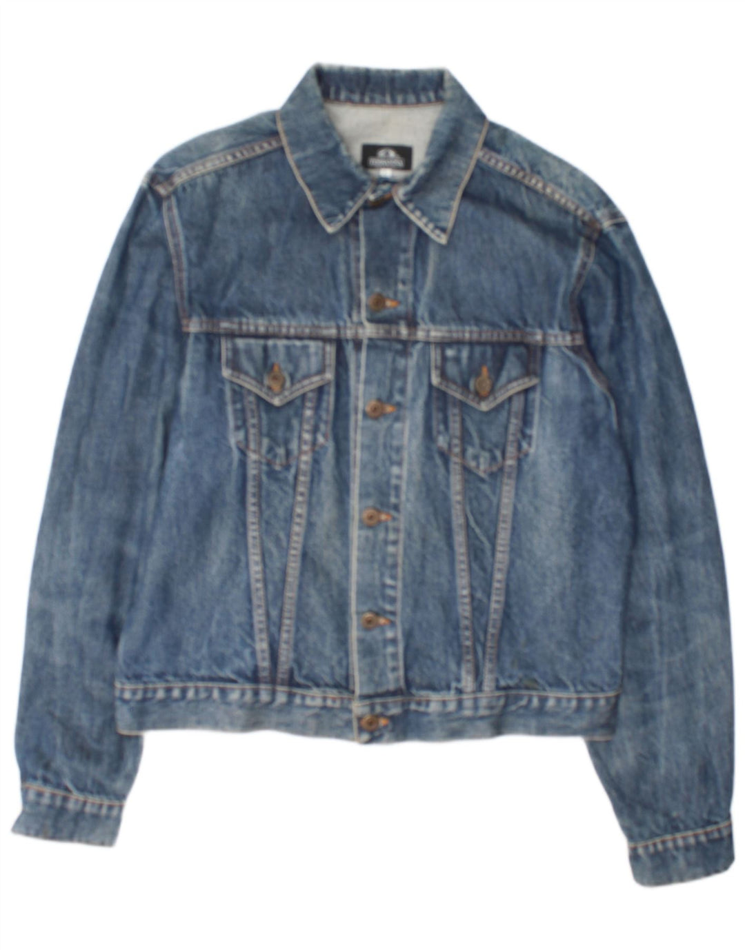 Terranova Chaqueta vaquera para hombre UK 40 Algodón azul grande