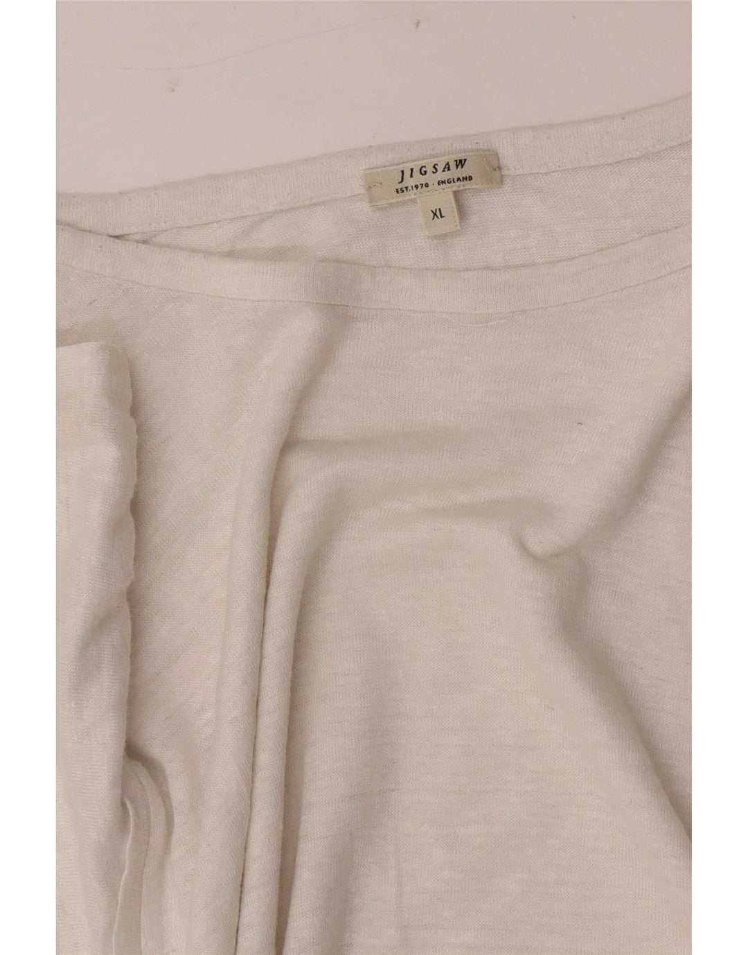 Jigsaw - Camiseta para mujer (talla 40), color blanco