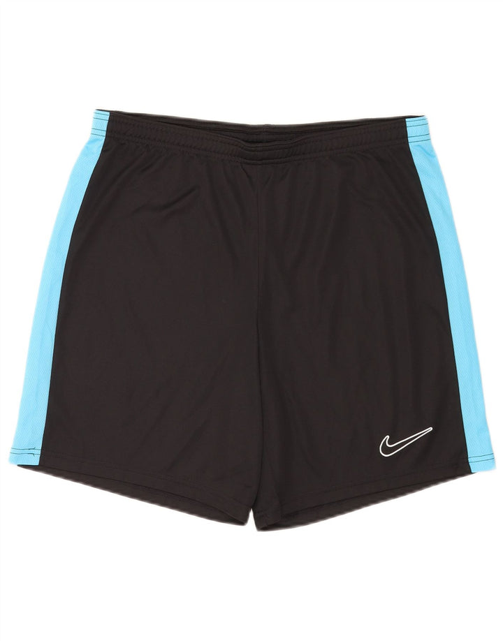 Pantalones cortos deportivos ajustados Dri Fit para hombre Nike Poliéster color negro grande