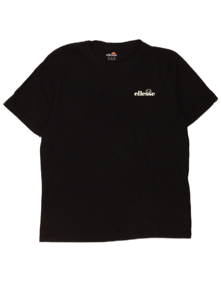 Ellesse Camiseta Hombre Top 2XL Algodón Negro