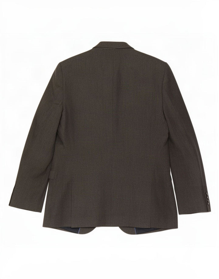 Marks & Spencer Chaqueta tipo blazer de 2 botones para hombre UK 42 Poliéster gris grande