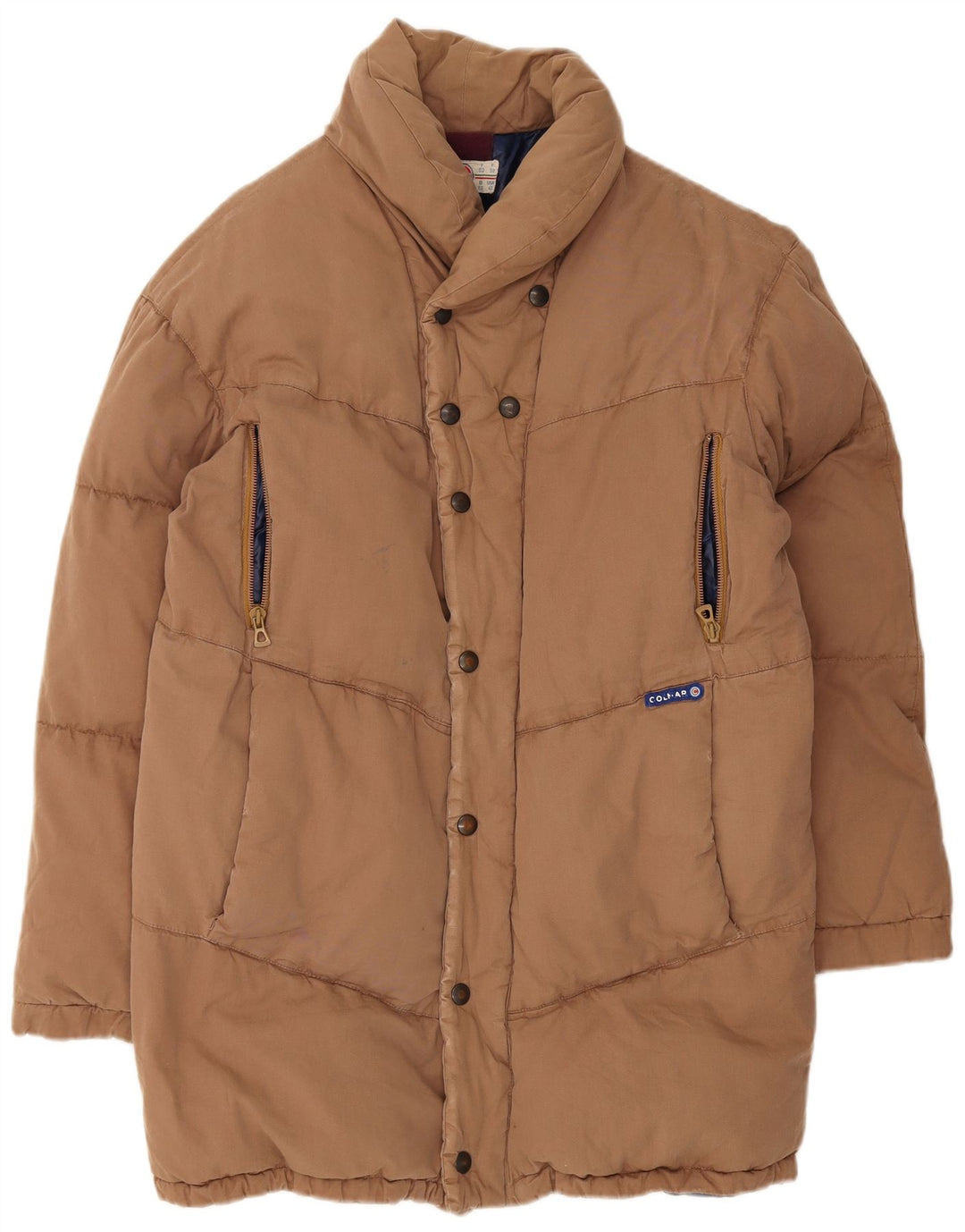 Colmar Chaqueta acolchada para hombre IT 52 Large Marrón Algodón