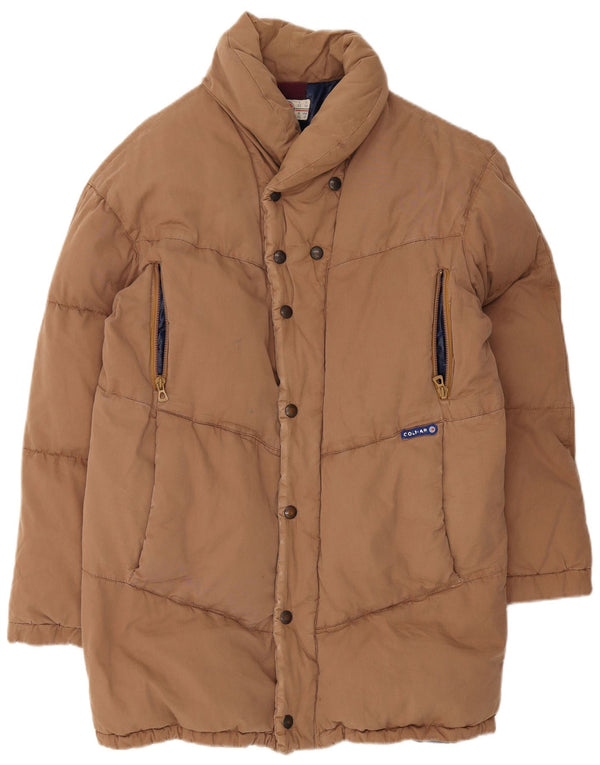 Colmar Chaqueta acolchada para hombre IT 52 Large Marrón Algodón