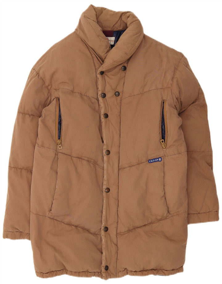 Colmar Chaqueta acolchada para hombre IT 52 Large Marrón Algodón