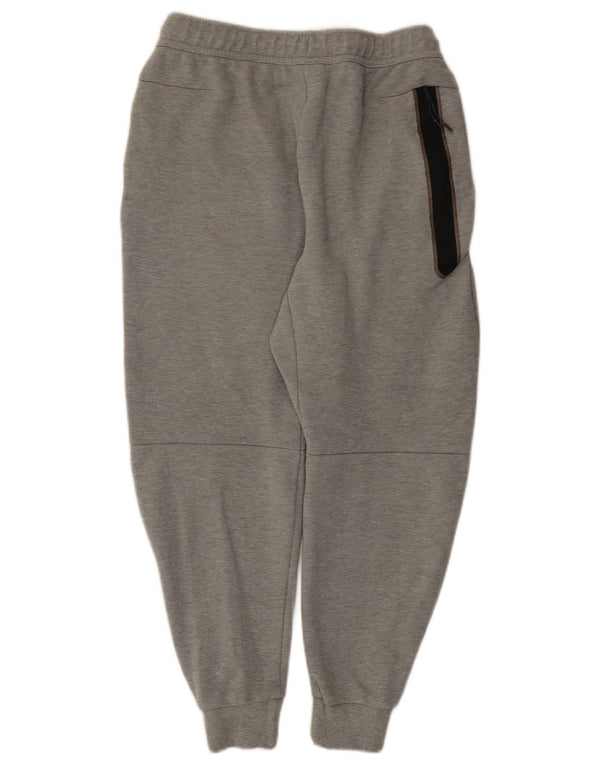 Nike - Pantalones de chándal para hombre, talla pequeña, algodón moteado gris
