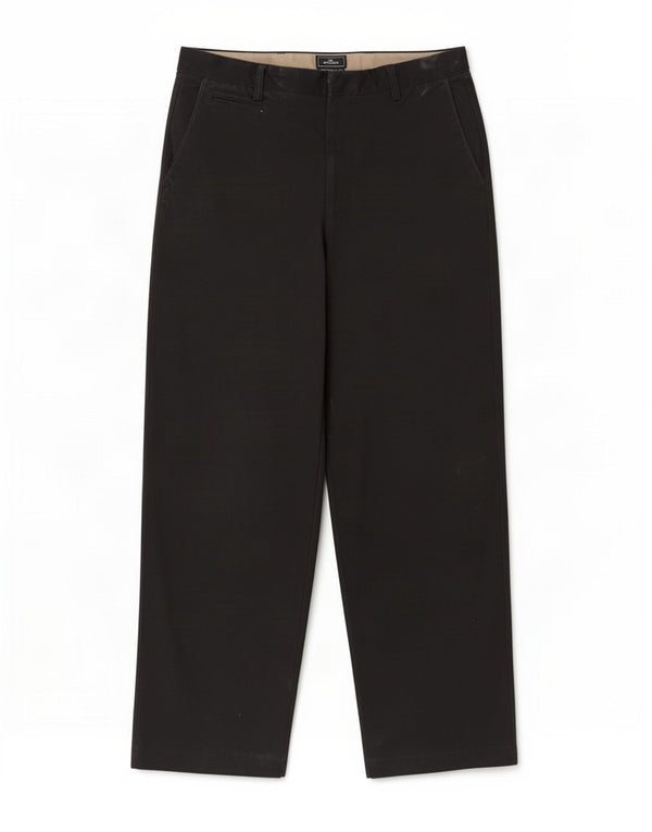 Dockers Pantalón chino holgado para hombre W32 L32 Algodón negro