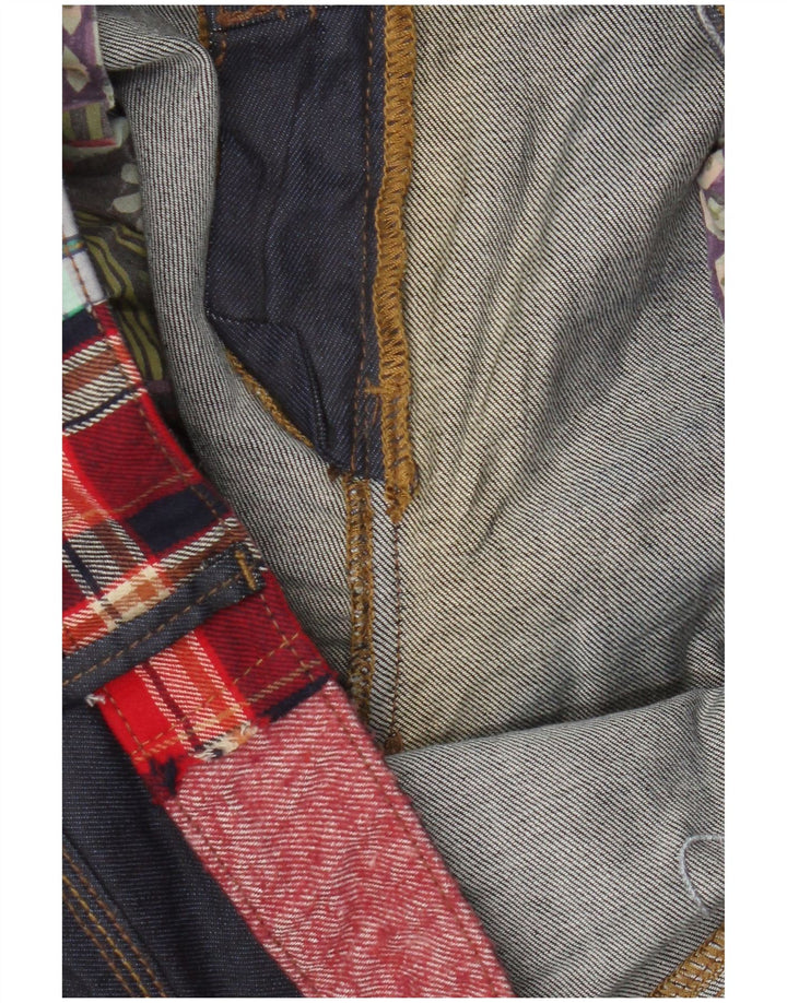 Jeans Desigual Mujer Slim W34 L33 Azul Marino Algodón