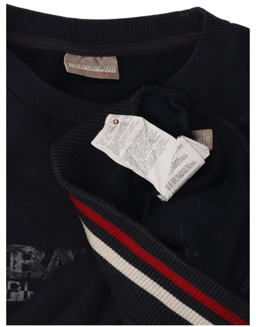 Napapijri Sudadera estampada para niño 15-16 años Azul marino Algodón