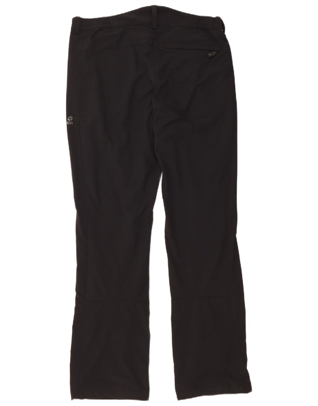 JACK WOLFSKIN Pantalones cortavientos rectos para hombre Large W35 L35 Black