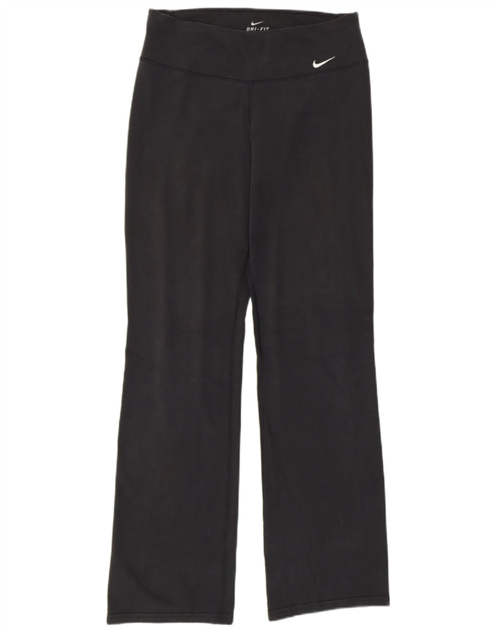 Nike - Pantalones de chándal Dri Fit para mujer, talla M, algodón negro