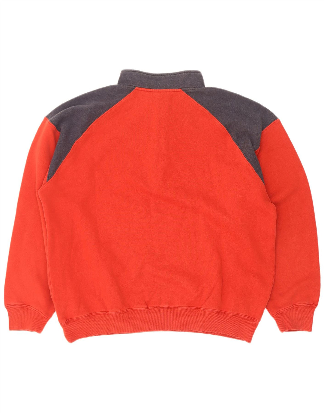 Fila Hombre Zip Neck Sudadera Jumper XL Algodón Rojo