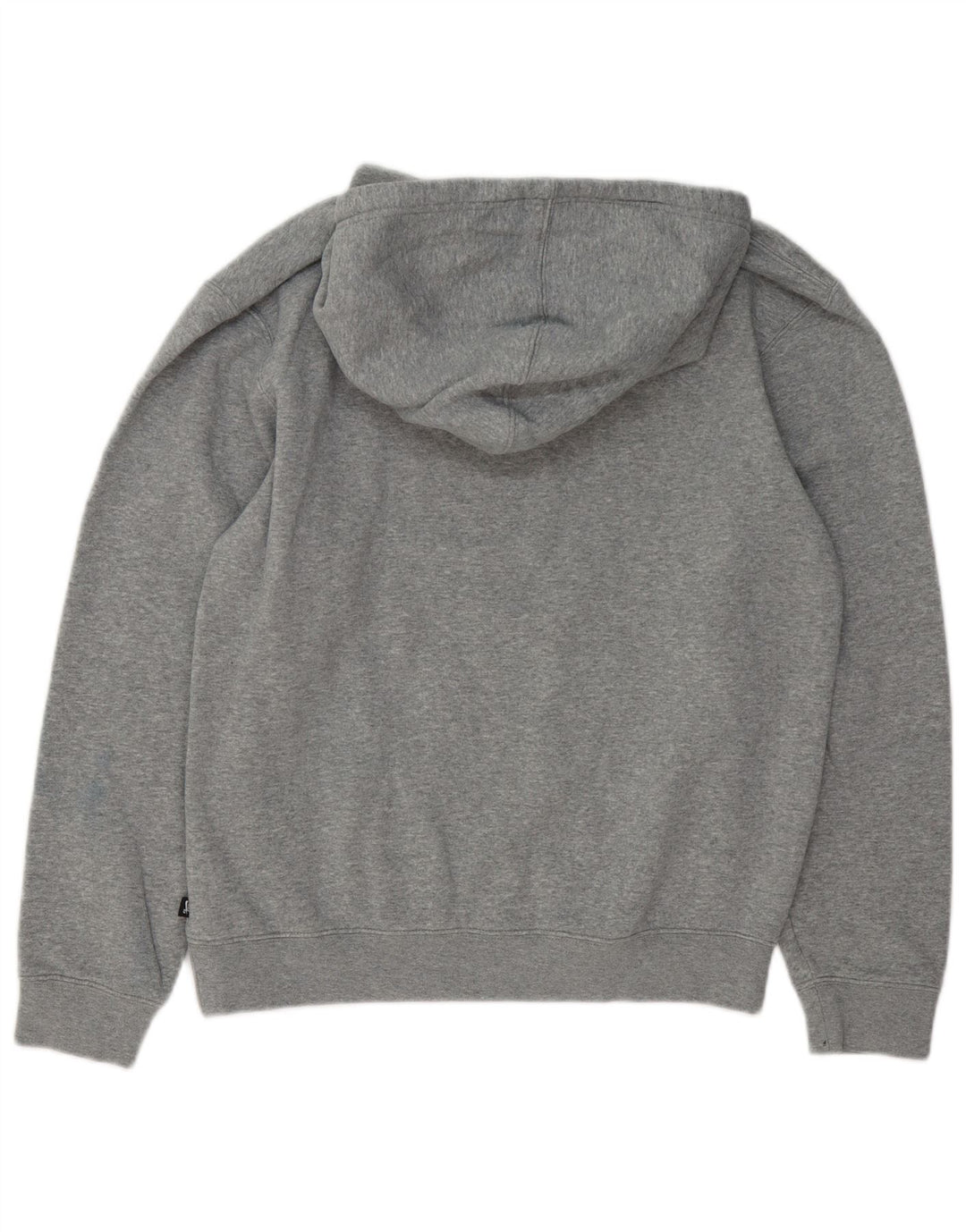 NIKE Sudadera con capucha gráfica para hombre, talla pequeña, algodón gris
