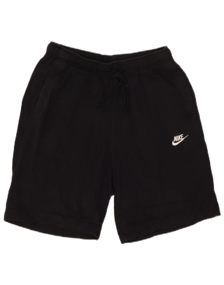 Nike - Pantalones cortos deportivos para hombre, talla grande, algodón negro