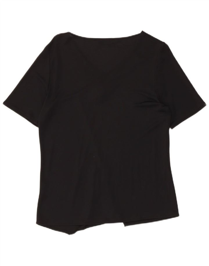 Renato Balestra Camiseta Mujer Top IT 42 Viscosa Negra Mediana
