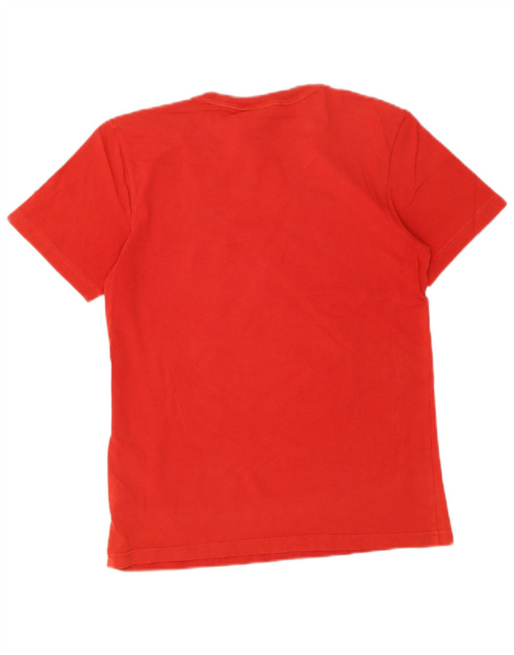 ADIDAS Mens Graphic T-Shirt Top Small Red Cotton