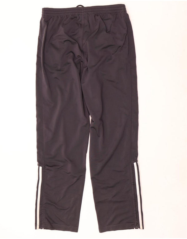 Adidas Pantalones de chándal para hombre UK 40/42 Medium Negro Poliéster