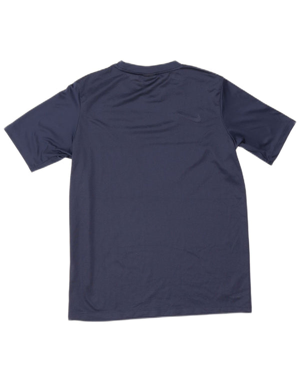 Nike Camiseta Dri Fit para niños 13-14 años XL Azul Marino Colorblock