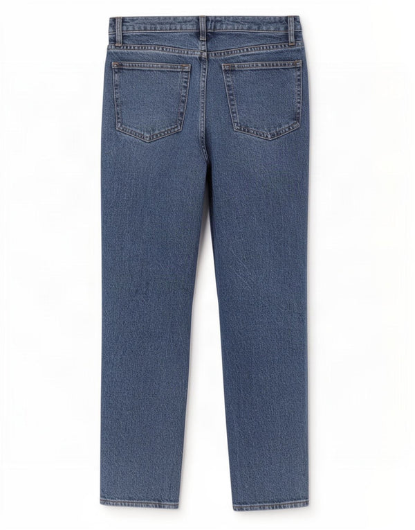 Vaqueros rectos cortos para mujer Topshop W26 L24 Algodón azul