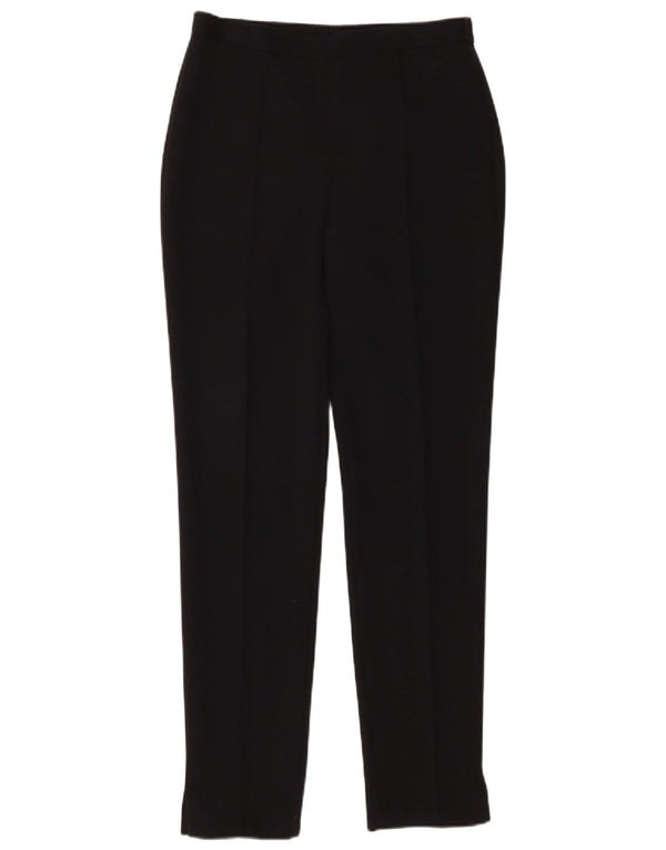 Luisa Spagnoli Pantalones informales ajustados para mujer IT 42 Medium W32 L29 Negro