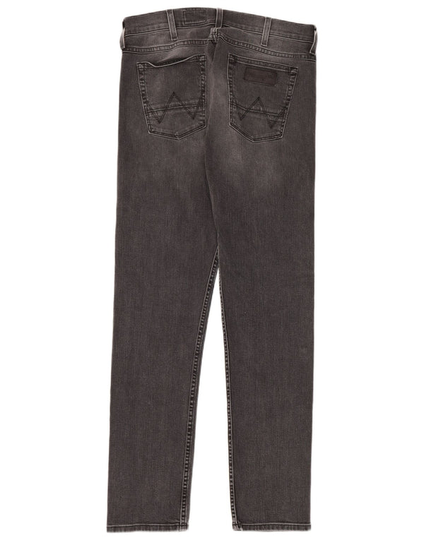 Wrangler Mens Colton Slim Jeans W32 L34 Algodón Gris