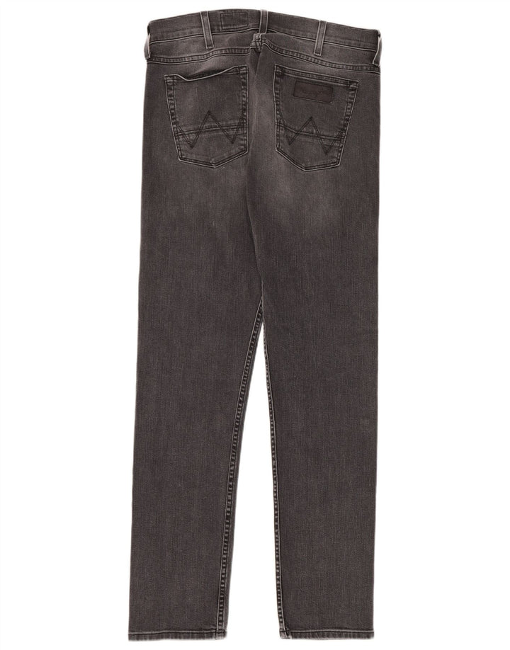 Wrangler Mens Colton Slim Jeans W32 L34 Algodón Gris