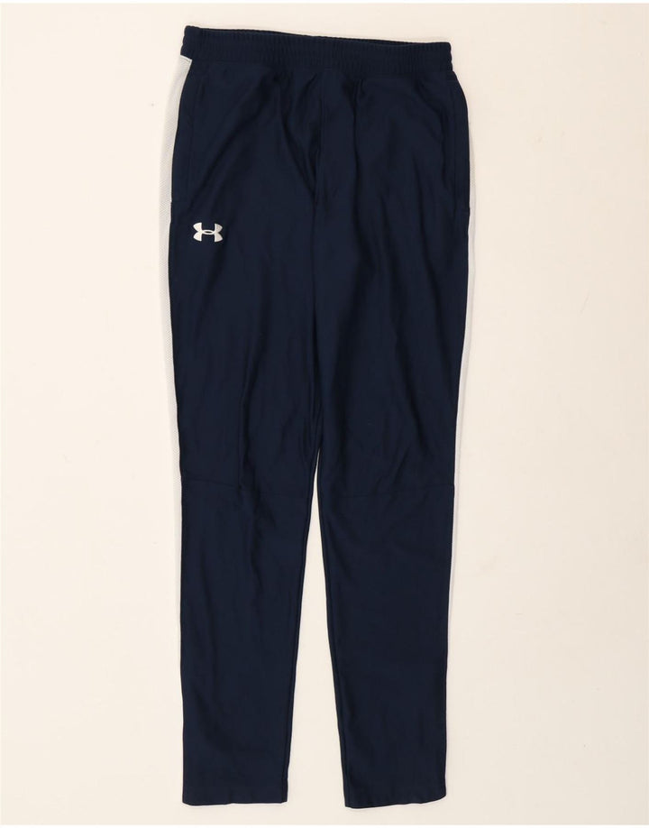 Under Armour Pantalones de chándal para hombre Poliéster color block azul marino mediano